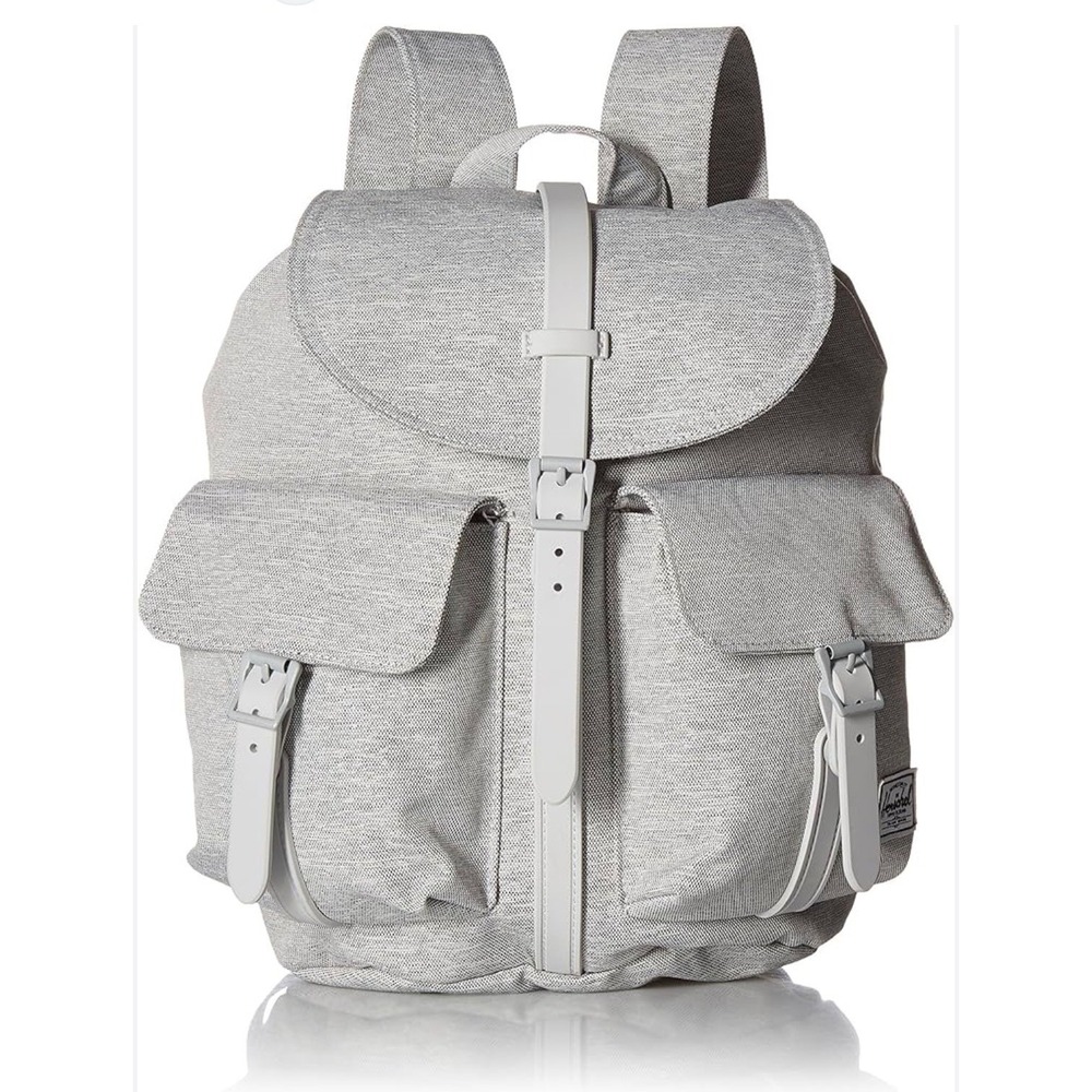 HERSCHEL‎ SUPPLY CO. Dawson Gray Backpack Diaper Bag Magnetic Lightweight Medium